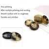10 PCS 4 Holes Round Pattern Resin Buttons Flatback Sewing