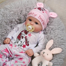 Babeside Series Realistic Lifelike Reborn Baby Dolls - Lovely Awake Realistic-Newborn Baby Dolls Soft Body, Valentine's Day Gift, Real Life Baby Dolls Girl with Gift Box for Kids Age 3+:_Reborn Baby Doll- Bailyn