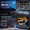 [Built-in Apps & 2025 Upgraded] Mini Projector with WiFi 6