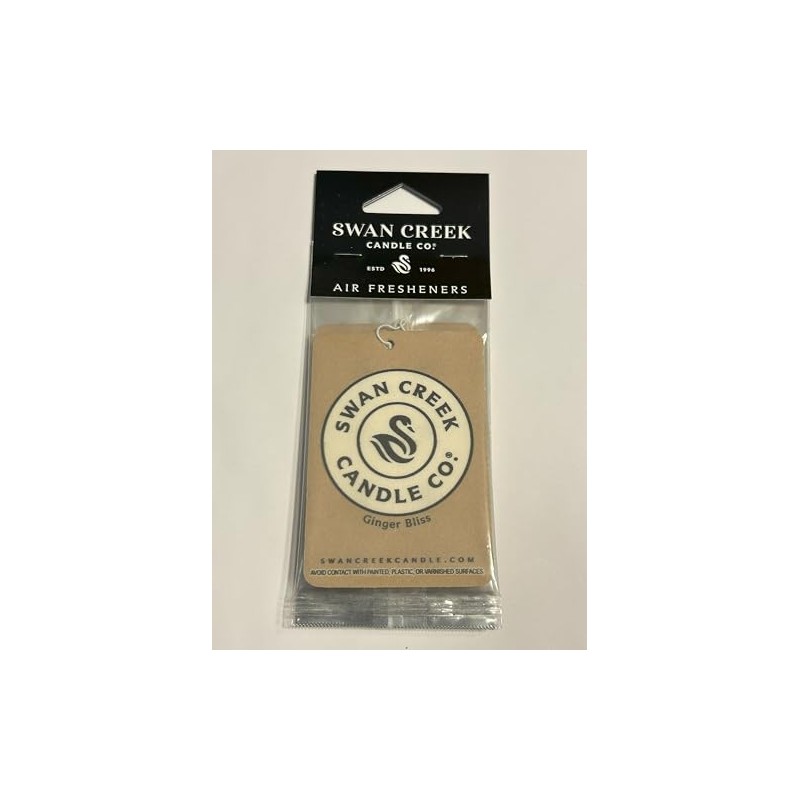 Swan Creek Candle Co. Ginger Bliss Hanging Car Air Freshener