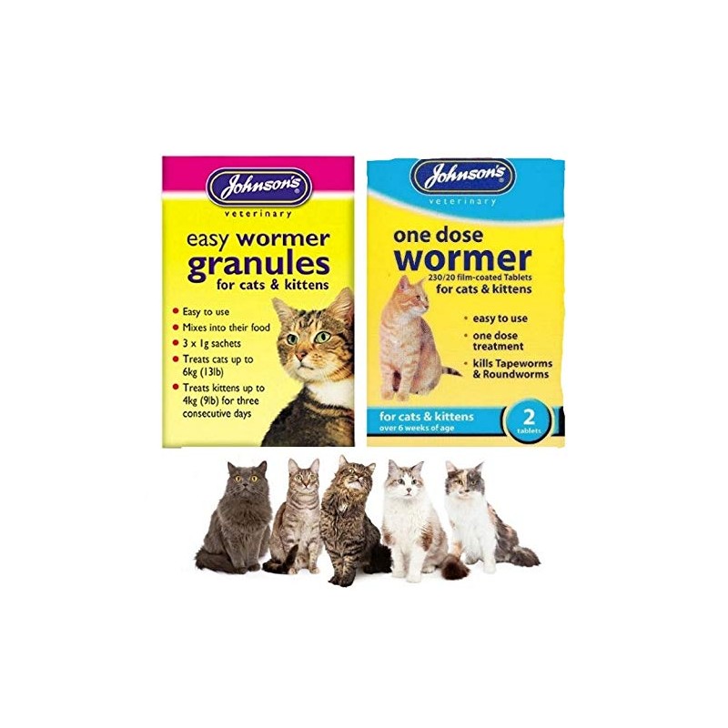 SIPW Cat Kitten One Dose Wormer Tablet or Worming Granules