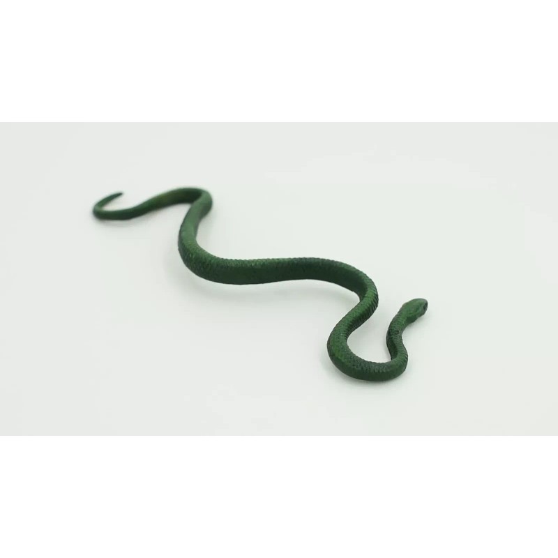 Unbranded Water Moccasin, Rubber Snake, Realistic Toy Model Decor 4"