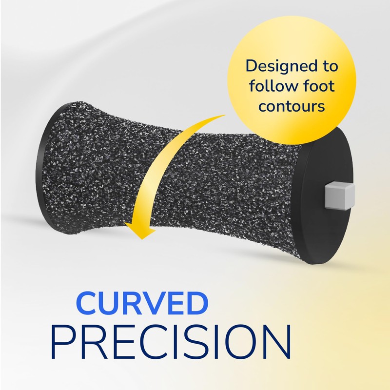 Dr. Scholl's Electric Foot File Replacement Roller Heads - Buffs