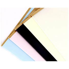 25 Sheets/5 Colours Gold Edge Flower Wrapping Paper, Florist Bouquet Supplies, DIY Craft Packaging, Korean Bouquet Wrapping Paper, Waterproof Flower Wrapping Paper, 58 x 58 cm