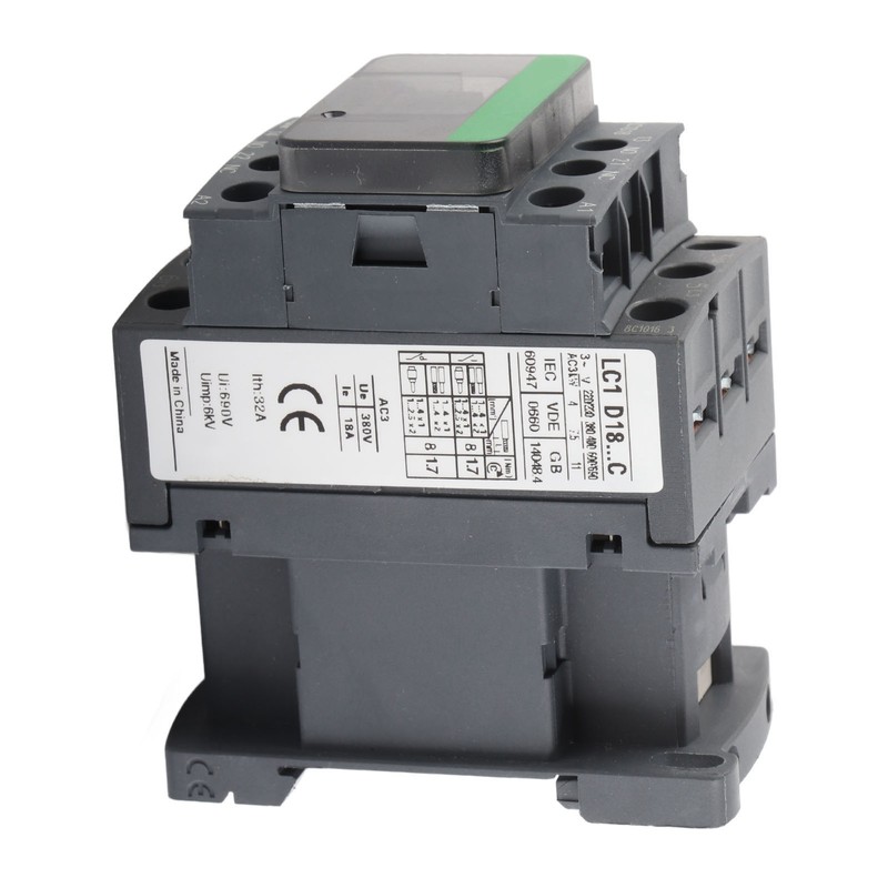 LC1D18 AC Contactor 380V Rated Voltage Low Voltage Industrial Electric