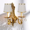 2PCS Fabric Lampshade European Style Lamp Shade for E14 Screw