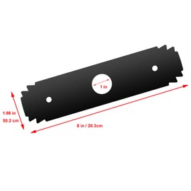 Edger Blade Replacement, 8" Reversible Heavy Duty Hardened Steel Edger Blade,Compatible with Ryobi Edgers Models UT50500, UT15518, RY15518, RYEDG11, P2310 and P2300B