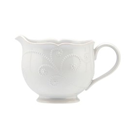 Lenox French Perle Sauce Pitcher, White -