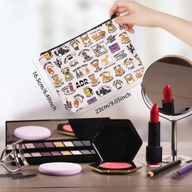 WCGXKO ADR Makeup Bag Vet Tech Gift Veterinarian Gift Vet Graduation for Animal Lover (ADR Bag CA)