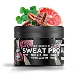 Sweat Pro Gel Reductivo para Abdomen 250 g con Toronja  Con Centella Asitica y Cafena  Gel Reductor y Reafirmante  BPN PRO                            