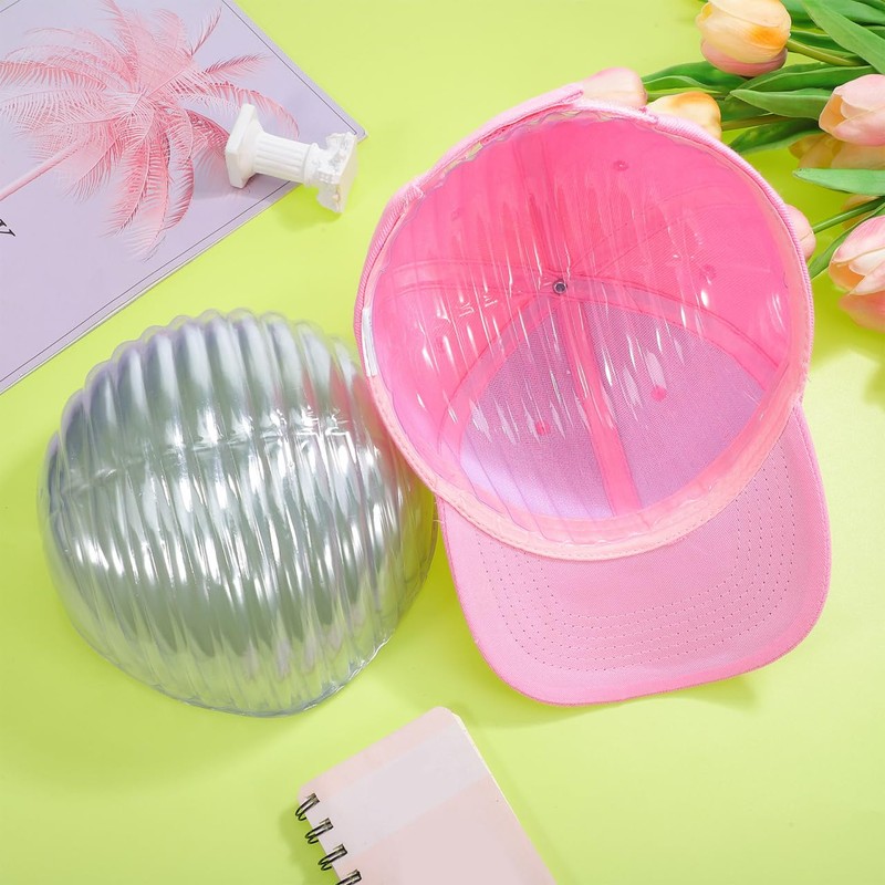 DOITOOL 10Pcs Baseball Cap Inner Support Stands Clear Plastic Hat