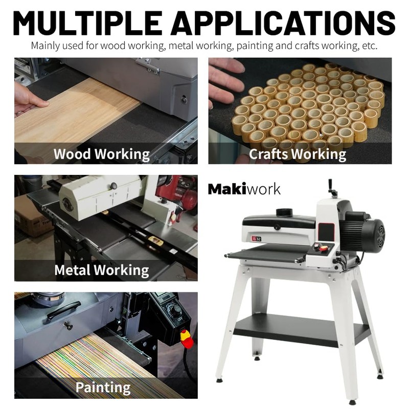 Drum Sander Feed Belt Conveyor - Compatible with JET &