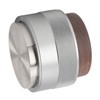 Coffee Distributor Tamper Constant Pressure 304 Stainless Steel Wood Handle