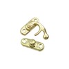 Sscon 20Pcs Mini Vintage Lock Clasp Right Latch Antique Metal