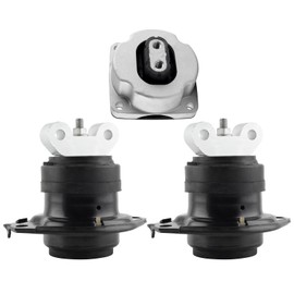 Farrme Engine Motor Mount and Transmission Mount Set of 3 Fit for Dodge Charger Challenger, for Chrysler 300 2011-2022 3.6L 5.7L Engine Motor Trans Mount Set Replacement#A5522 A5388 EM-4150 EM-5587