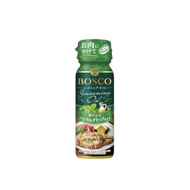 Nissin Olio Bosco Seasoning Oil Basil & Olive Oil, 3.2 oz (90 g) x 3 Packs