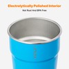 VINUR Kids Stainless Steel Cups-8 oz Stackable Metal Drinking Tumbler