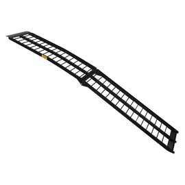 AutoForever 10ft Aluminum Motorcycle Loading Ramp 900lbs Capacity Folding Ramp for ATV UTV Motorcycle Lawn Mower Pickup Trucks Snow Blower 120" L X 17.3" W,PC