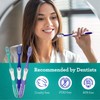 GuruNanda Gentle Giant Toothbrush with Dual Action Flossing Spiral Bristles,