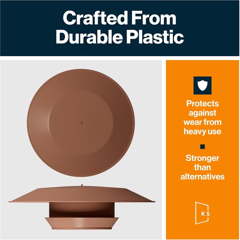 KS Hardware Sill Plugs (10, Walnut)