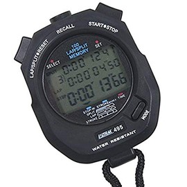 Ultrak 100 Lap Memory Timer, Black
