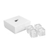 Kitcom Crystal Tea Light Candle Holders Pack of 4 for