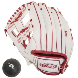Rakuten Golden Eagles x GP Baseball Toddler Gloves with Magic Catch 8" Left Throw Soft Ball