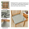 Kozuoan Dining Chair Covers,PU Waterproof Removable Dining Chair Covers, Polyurethane