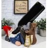 Ebros Gift Whimsical Festive Holiday Novelty Tipsy Drunk Mr Gnome