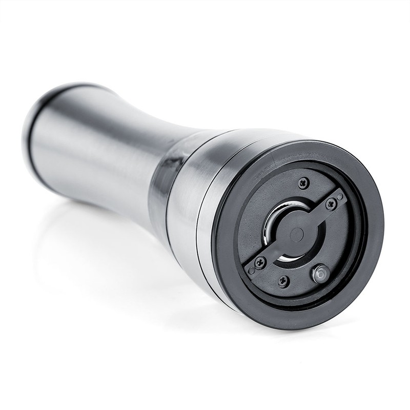 Stainless Steel Electric Salt & Pepper Mill Grinder Adjustable Coarseness