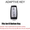 TECART Key Case Cover Fit for Genesis GV80 GV90 G70