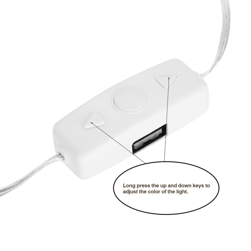 Vanity LED Makeup Mirror Lights Dimmable Bulb Concealable Wiring Light