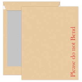 Postmaster Please Do Not Bend Envelopes A5, Hardback, Peel Seal x 10 Pack