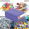 Drawer Storage Box 205x135x78mm Modular Stackable Plastic Parts Organizer with