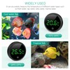 ORIA Aquarium Thermometer, LED Digital Temperature Meter Aquarium (Degrees Celsius),