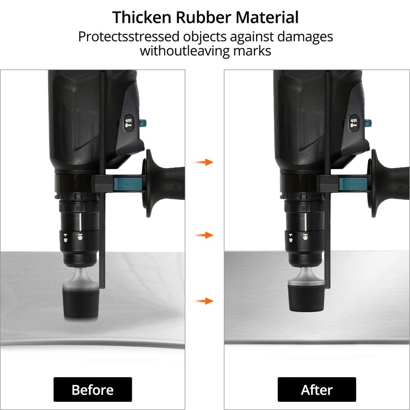 QWORK® Rubber Hammer, Rubber Mallet with Handle, Durable Rubber Mallet