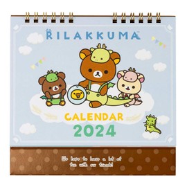 San-x CD38201 2024 Rilakkuma Calendar, Tabletop
