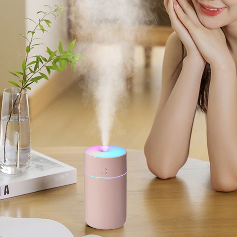 USB Car Humidifier Colorful Aroma Rechargeable Atomization Portable Mini Humidifier