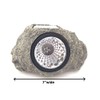 Solar Powered Rock Landscaping Spot 3-LED Light Garden Outdoor Stone