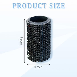 DOAGEAS Bling Car Lip Balm Chapstick Holder, Upright Car Chapstick Holder with Sparkling Rhinestones, Chapstick Holder for Car, Car Interior Accessories for Women