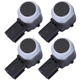 4 Pcs Front Rear PDC Parking Assist Sensor Compatible for Ford Ranger T6 Facelift 2015-2022 S-Max Mk2 2015-2023 Reverse Aid Sensor Parking Sensor Replacement for EM2T15K859AA, EM2T15K859BA