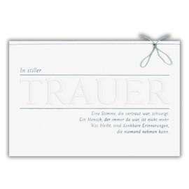 bsb Sympathy Card for Funeral - Natural Cardboard Sympathy Cards with Envelope - Sympathy Card High Quality with Text Motif - Condolence Card in 11.5 x 17.0 cm
