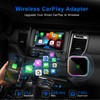 CYIAMJLU 2-in-1 Carplay Wireless Adapter with Fast, Convert Wired Android