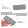 Operitacx DIY Engraving Blanks Metal Sign 10/Pack Blank Name Plate