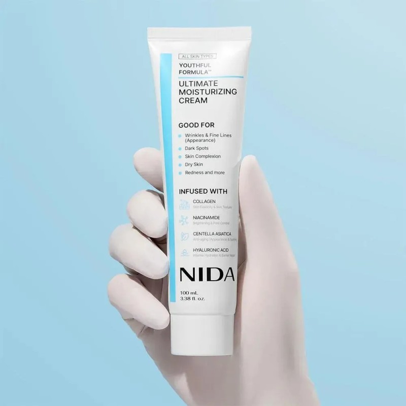 Crema Hidratante Nida Centella Con cido Hialurnico De Uso