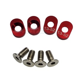 Aluminum Alloy Fixing Motor Base Reinforcement for Traxxas 1/8 4WD Sledge Monster Truck - RED