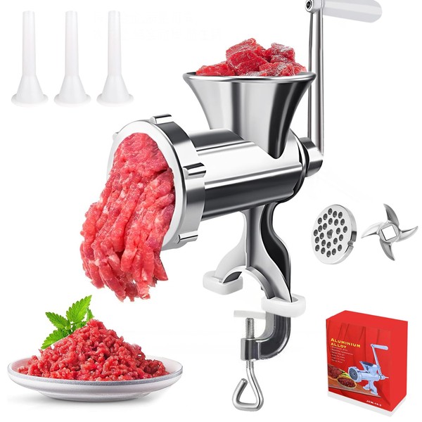 Meat Grinder Manual Mincer - 3 In1 Manual Meat Grinder
