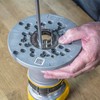 Trend Universal Trim Router Sub-Base, 150mm, Enhanced Compatibility for 1/4
