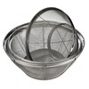 Fine Mesh Strainer for Kitchen, Stainless Steel Colander Bowl for