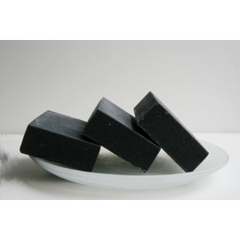 Elegant Rose Boutique Activated Charcoal Soap Bars - Set of 3 Soaps,. All Natural Detoxifying Face & Body Cleanser. Great for Acne, Eczema, Psoriasis, Rosacea